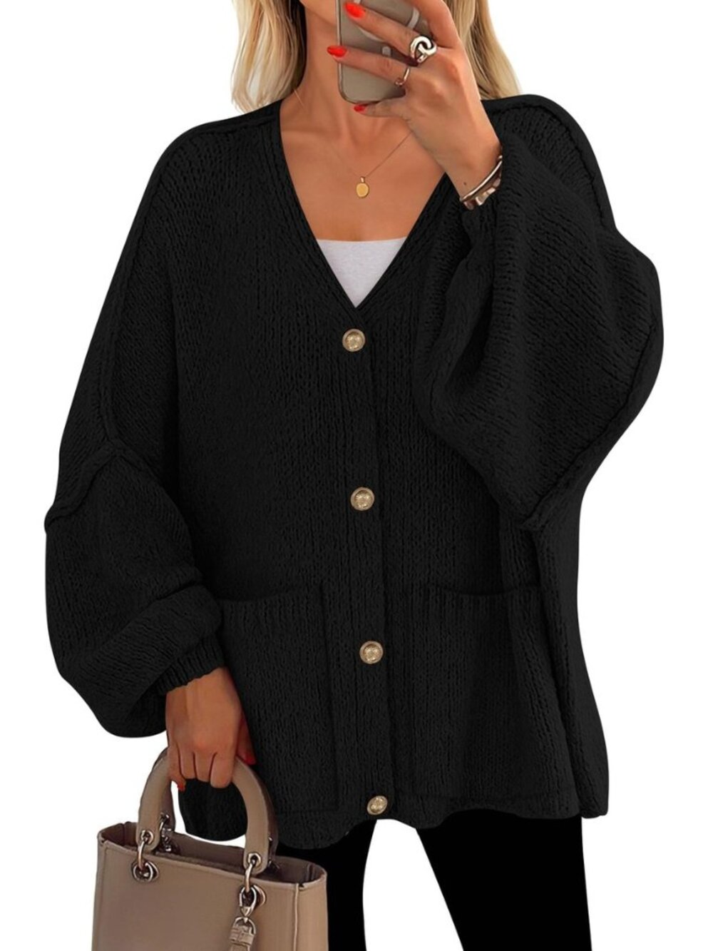 Oversized Chunky Cardigan Sweaters for Women